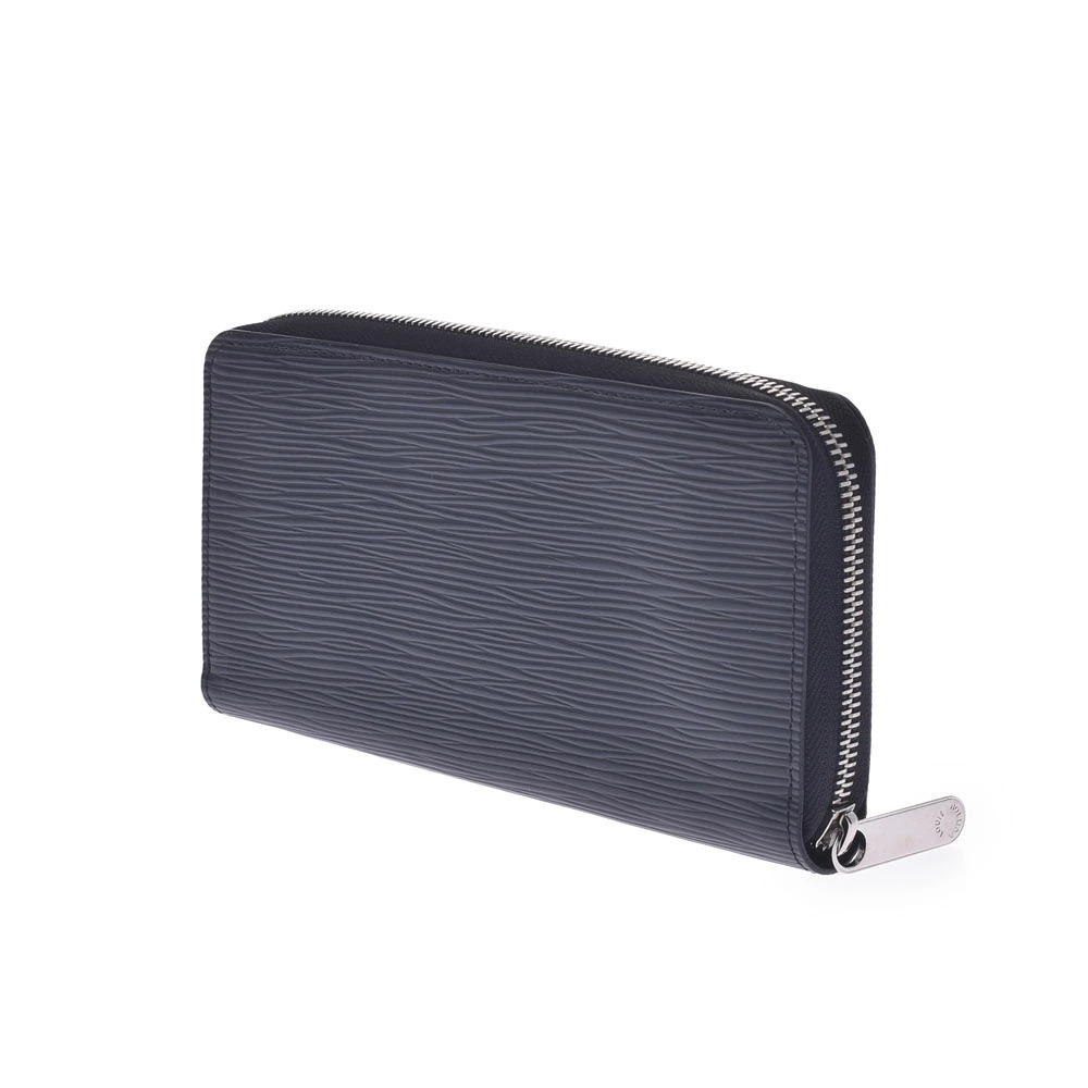 Louis Vuitton Leather Long Zippy Black Wallet Epi Noir